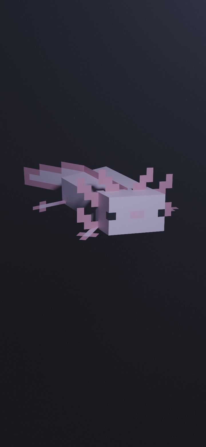 720x1560 Axolotl Minecraft Wallpaper. Minecraft wallpaper, Minecraft drawings, Minecraft art, Phone