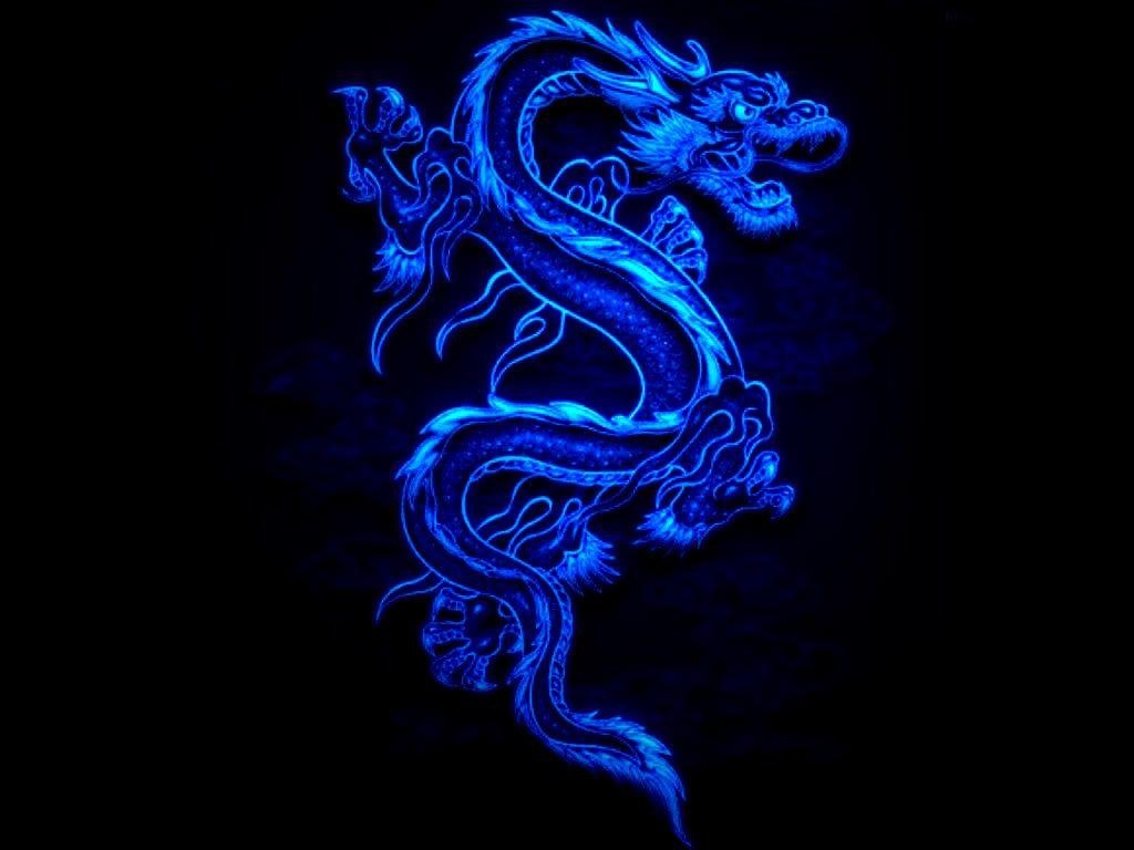 1030x770 Neon Background. Neon Blue Dragon Wallpaper. Tattoos, Desktop