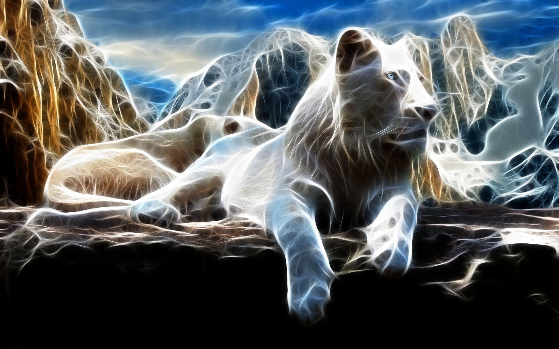 1920x1200 White Lions HD Wallpaper 3, Desktop