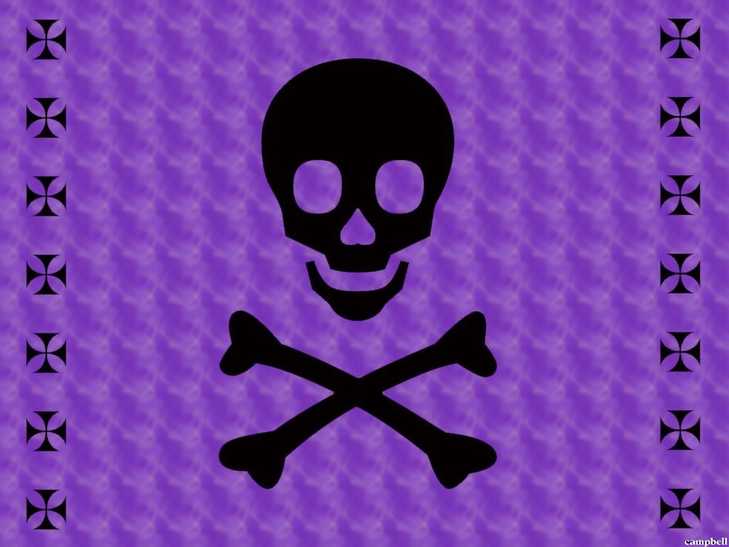 1030x770 Black Skull with a purple backround, Desktop and mobile wallpaper, Desktop