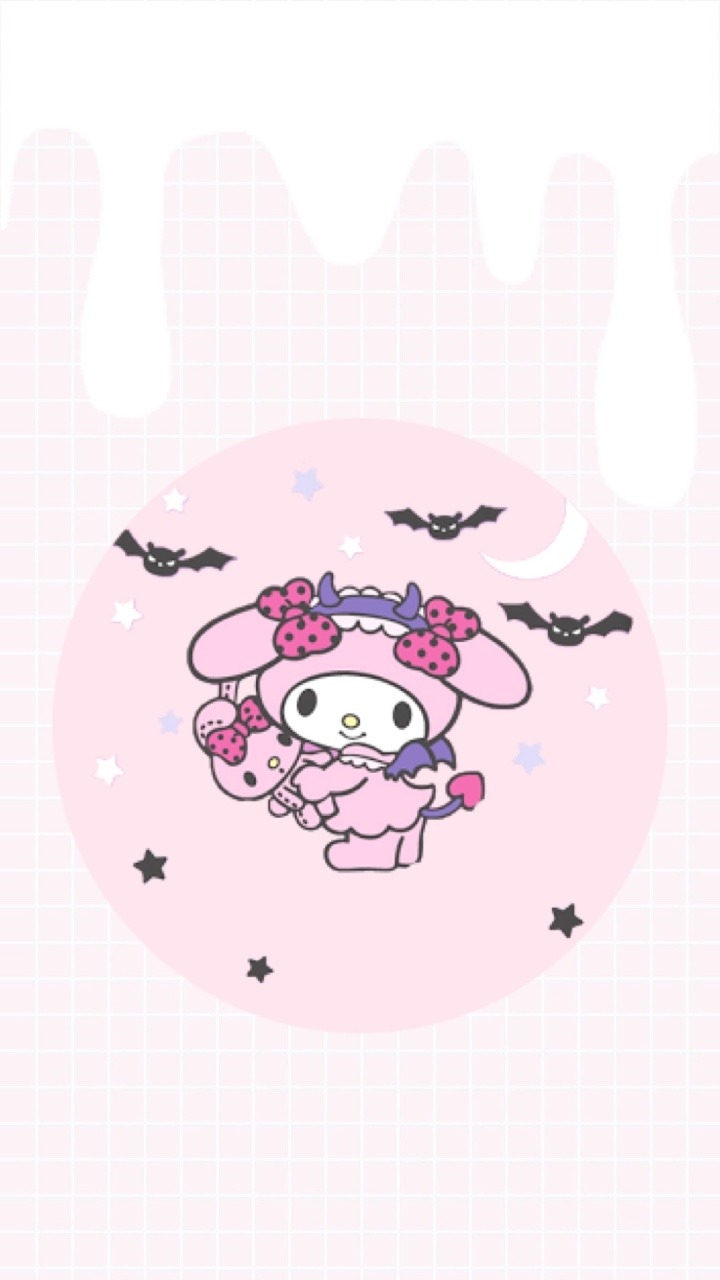 720x1280 Pastel Blaster Sanrio Halloween Wallpaper, Phone