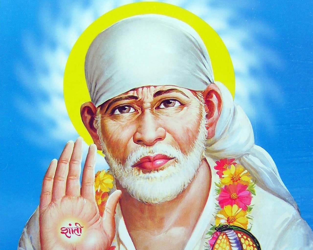 1280x1030 Shirdi Sai Baba Full Screen HD Wallpaper Download. Sai baba, Desktop