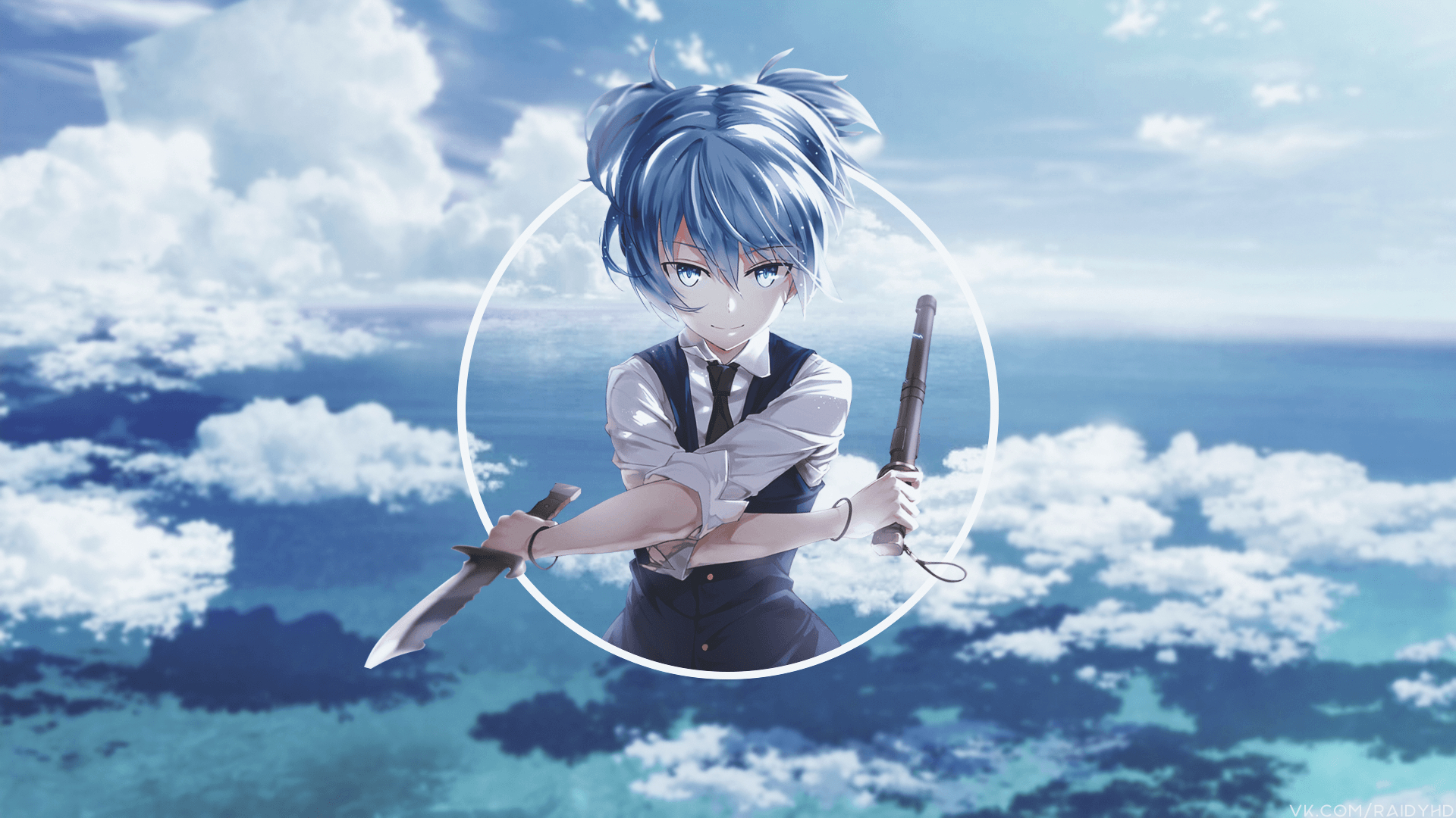 1920x1080 Wallpaper, anime, picture in picture, Assassination Classroom, Desktop