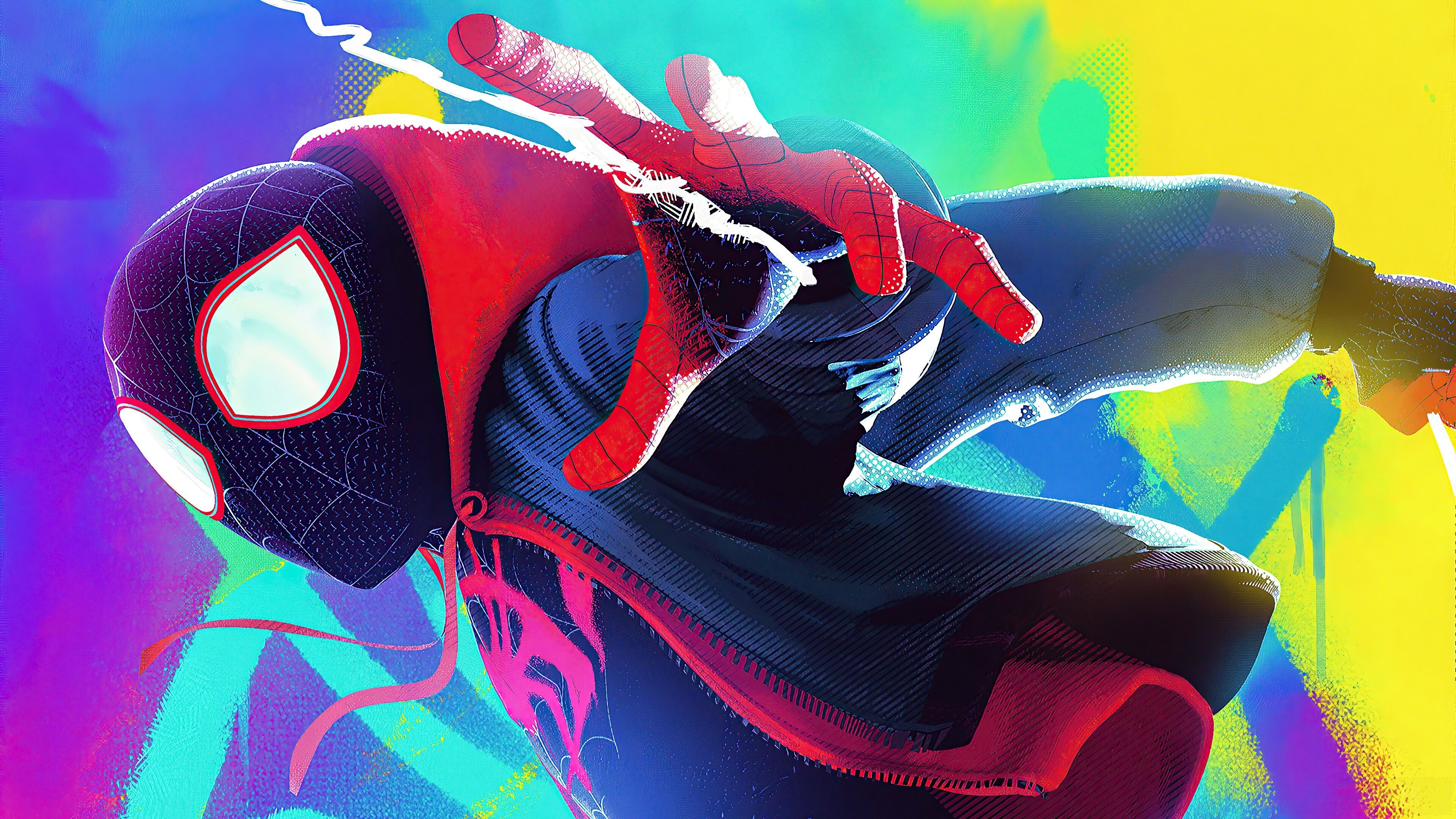 3840x2160 Spider Man, Spider Man Into the Spider Verse, Movie, Miles Morales 4k wallpaper HD Wallpaper, Desktop