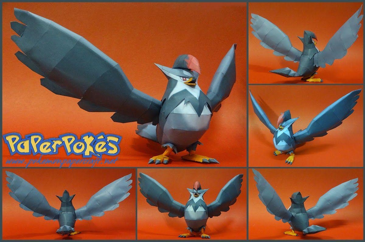 1200x800 Paperpokésémon Papercraft: STARAPTOR, Desktop