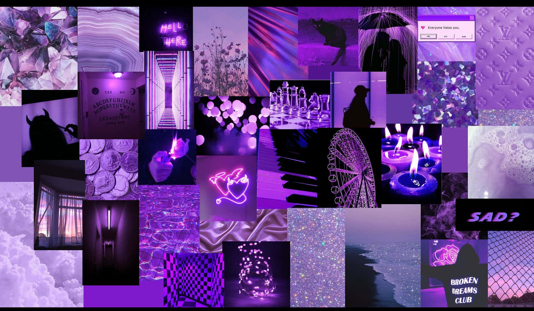 1720x1000 Download Relaxing Purple Aesthetic Wallpaper, Desktop