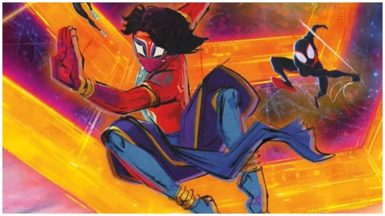 1280x720 Indian Spider Man Pavitr Prabhakar Makes Big Screen Debut In 'Spider Man: Across The Spider Verse'; Theatre Erupts In Hoots And Cheers. English Movie News Of India, Desktop