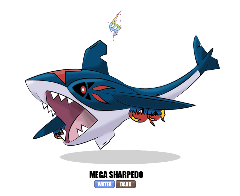 1000x820 Mega Sharpedo, Desktop