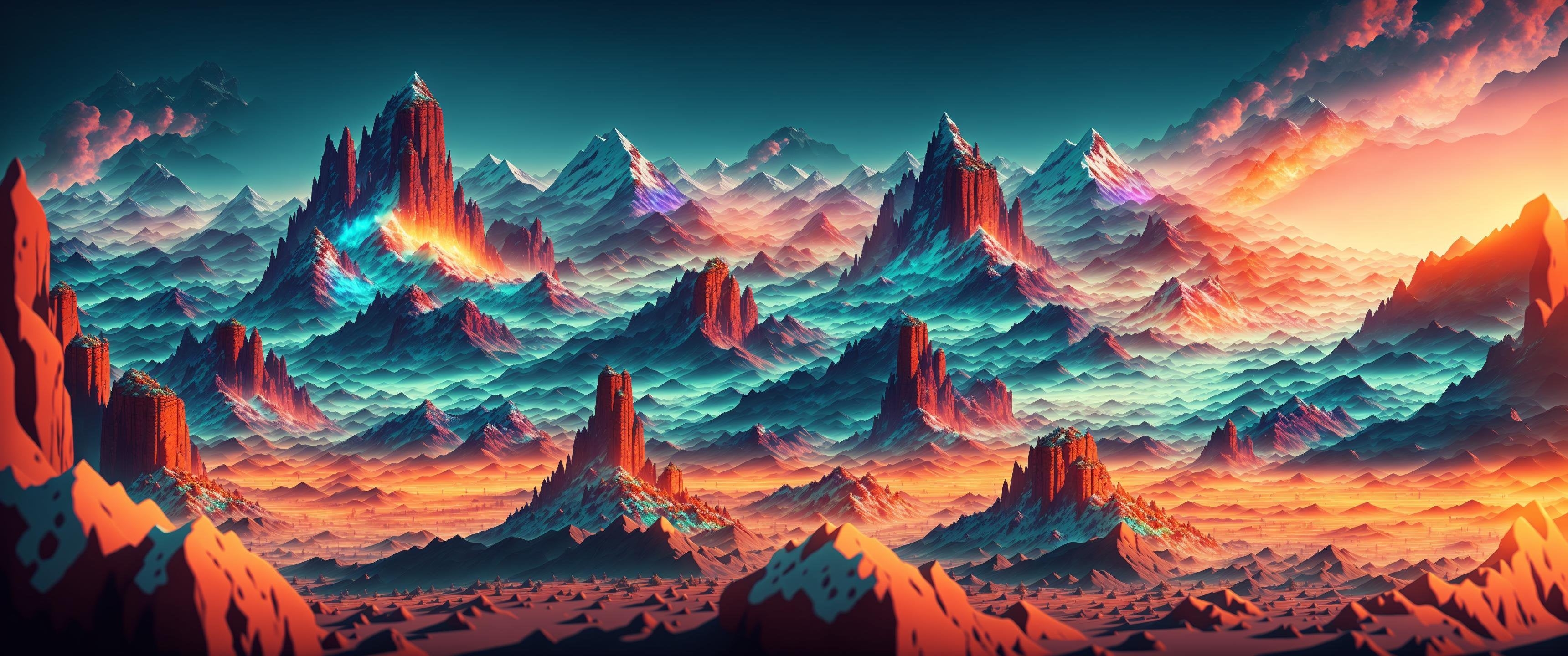 3440x1440 21:9  wallpaper, Dual Screen