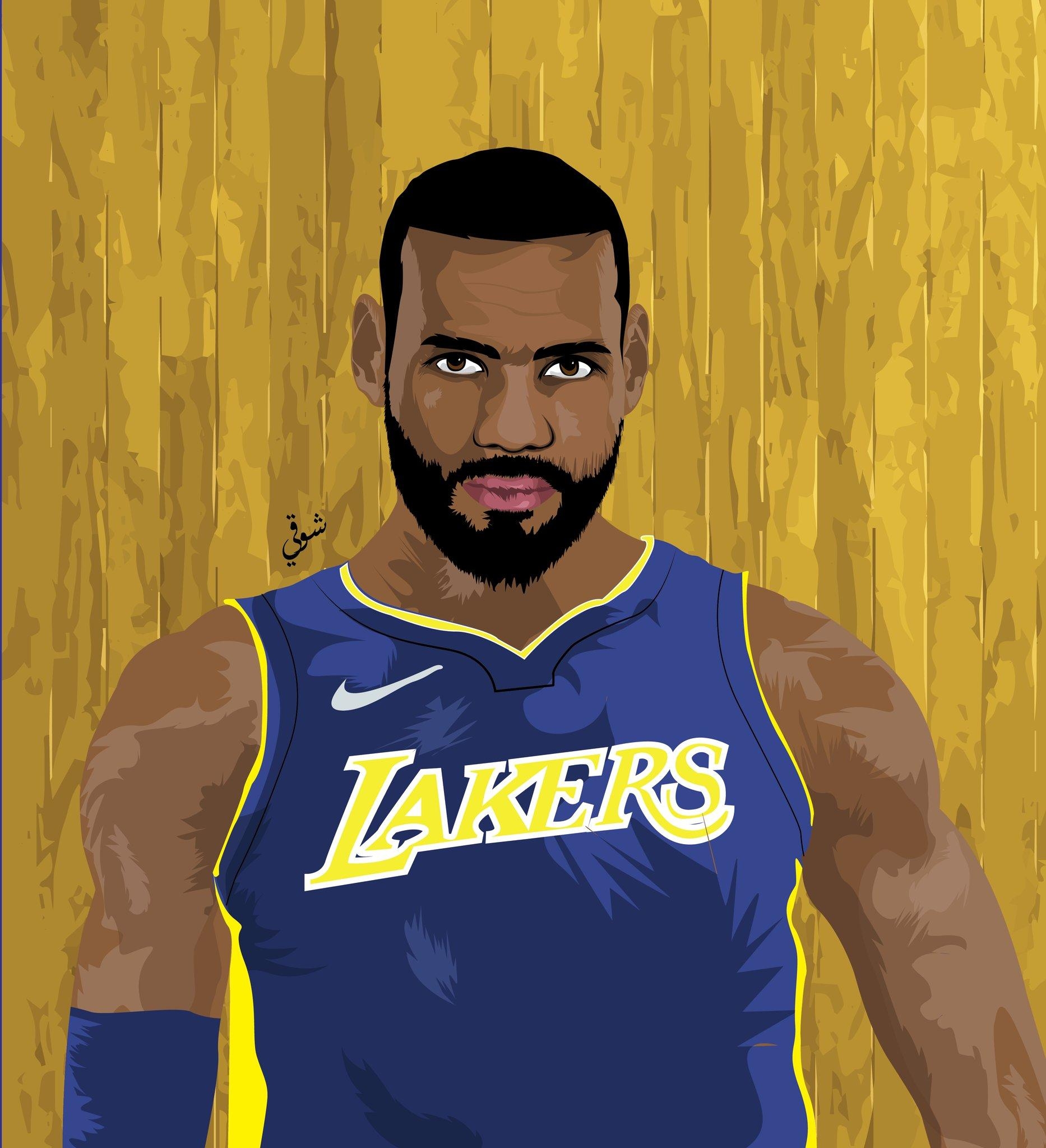 1870x2050 Lebron James Lakers 2018, Phone