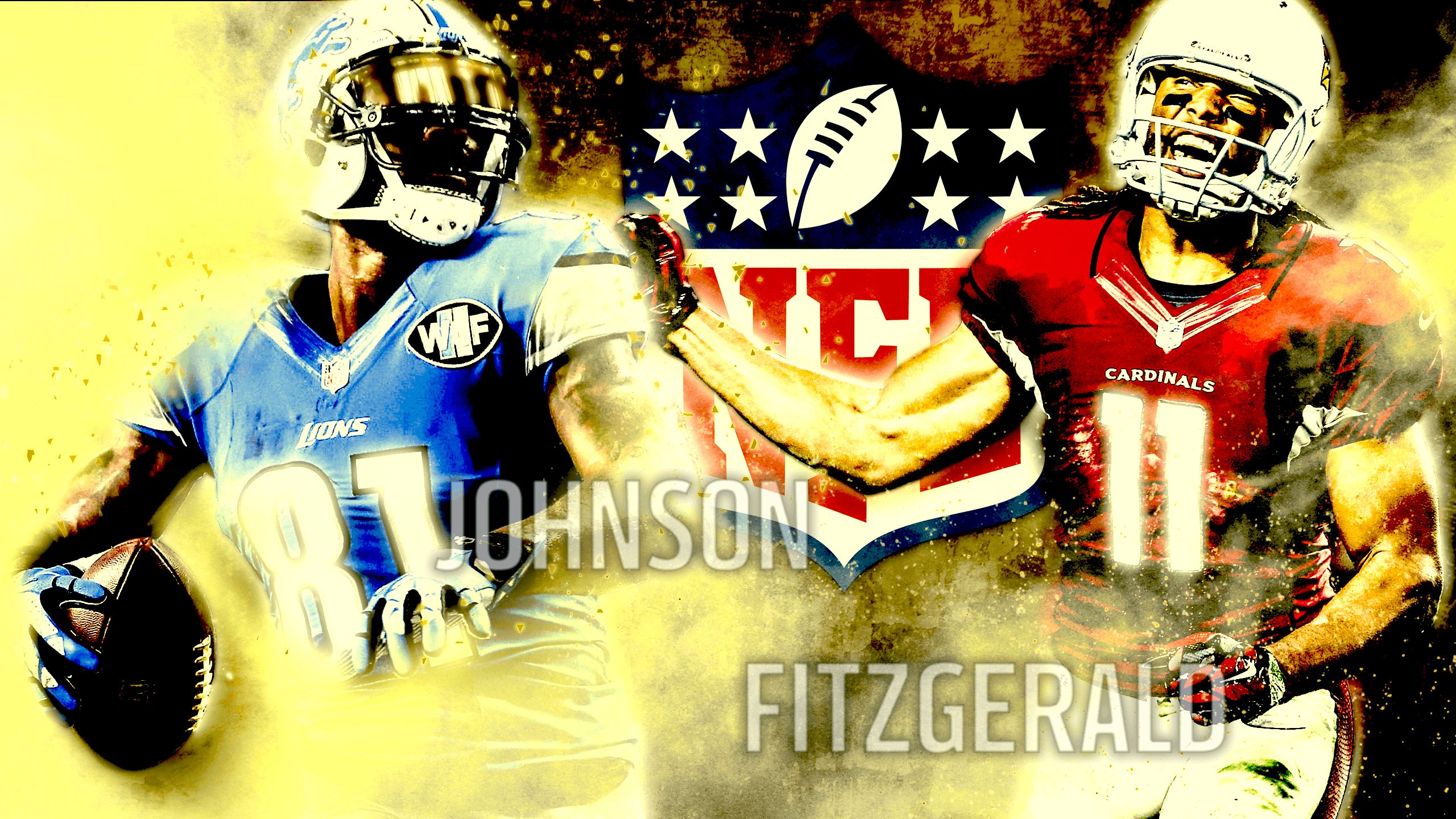 2560x1440 New Calvin Johnson Larry Fitzgerald Wallpaper, Desktop