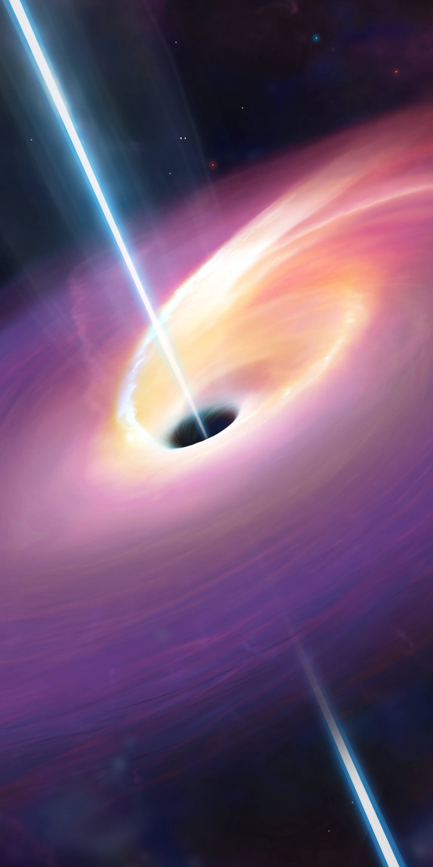 1440x2880 Download Spiral Black Hole Space Phone Wallpaper, Phone