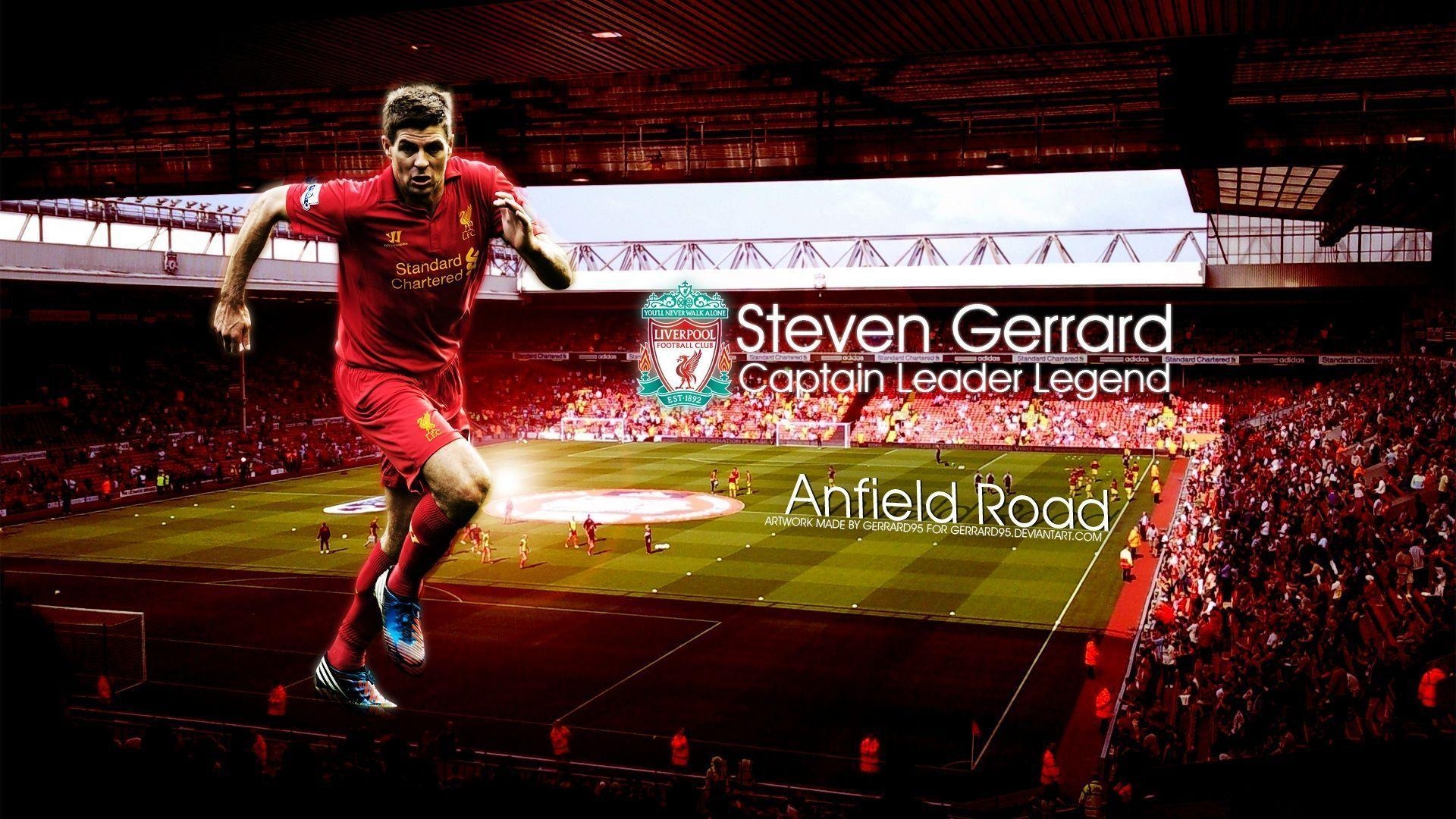 1920x1080 Steven Gerrard Captain Liverpool HD Wallpaper, Desktop