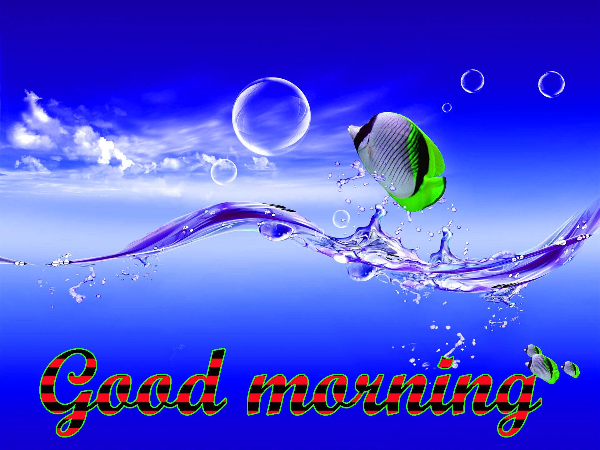 1920x1440 Good Morning 3D Wallpaper Free Download, HD Wallpaper, Desktop