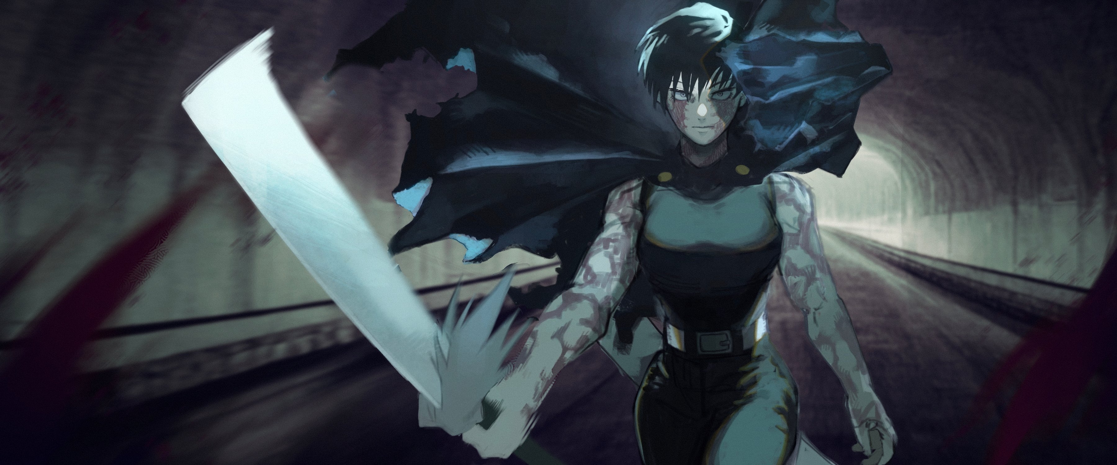 3600x1500 Maki Zenin Wallpaper, Dual Screen