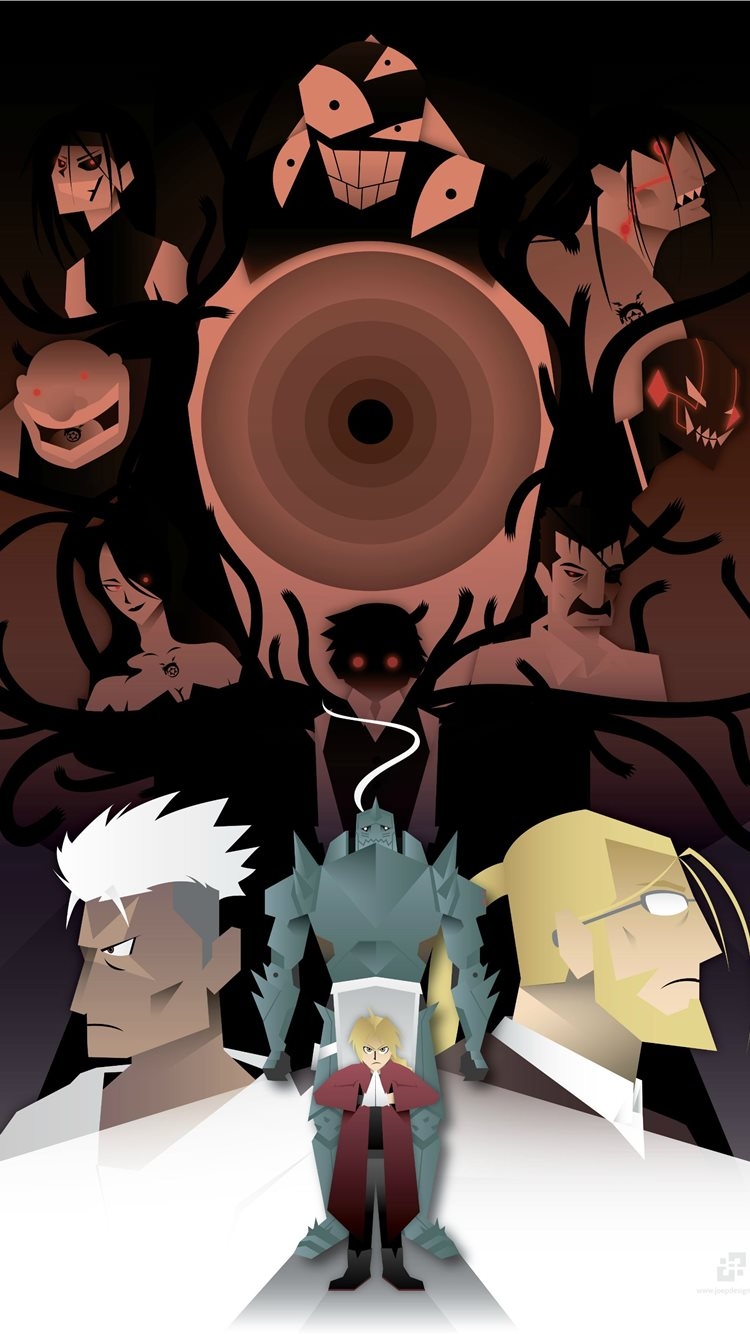 750x1340 Fullmetal Alchemist YER8V35 iPhone 8 Wallpaper Free Download, Phone