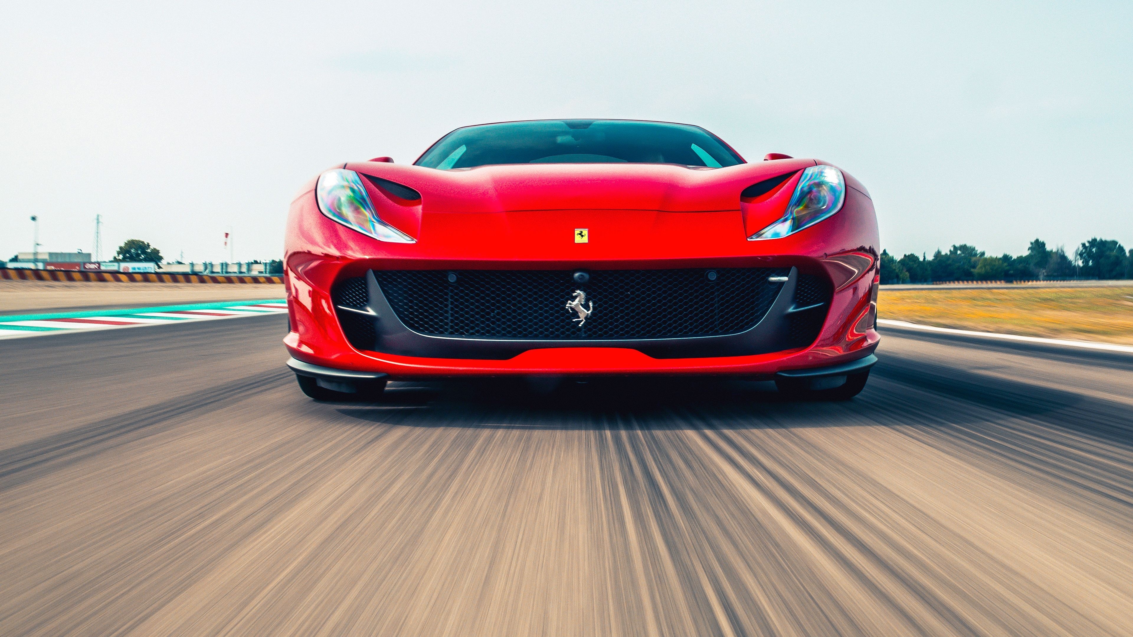 3840x2160 Ferrari 812 Superfast Hd Wallpaper, Ferrari Wallpaper, Ferrari 812 Wallpaper, 5k Wallpaper, 4k Wallpaper, 2018 Cars Wallpap. Red Car, Ferrari, Car Wallpaper, Desktop