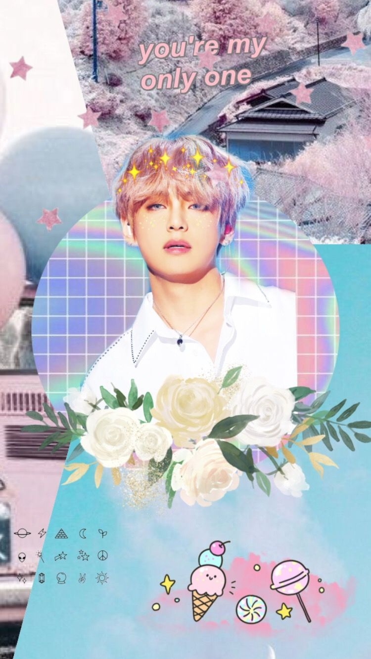 750x1340 BTS PASTEL AESTHETIC WALLPAPER #bts #kimtaehyung #bangtan #btsarmy, Phone