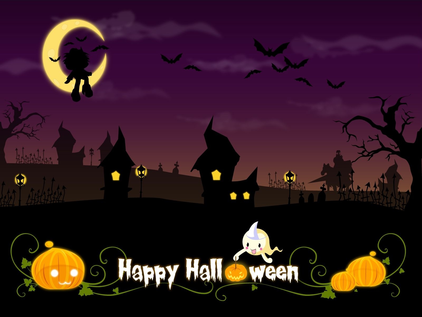 1600x1200 Betty Boop Halloween Background, Desktop