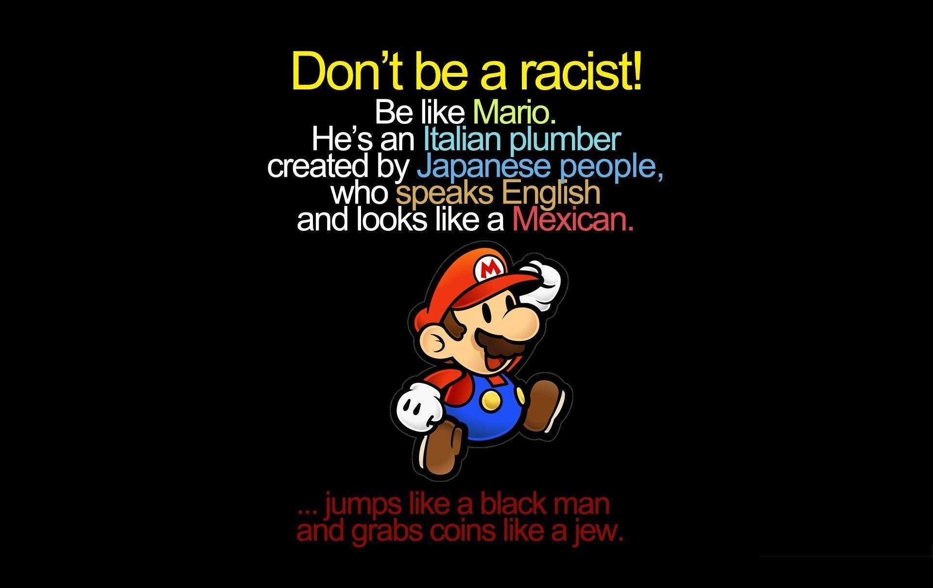 1920x1210 Dont be a racist Wallpaper, Desktop