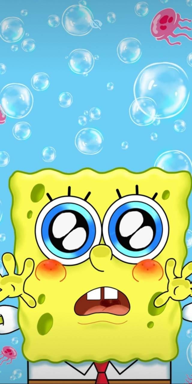 640x1280 SpongeBob wallpaper, Phone