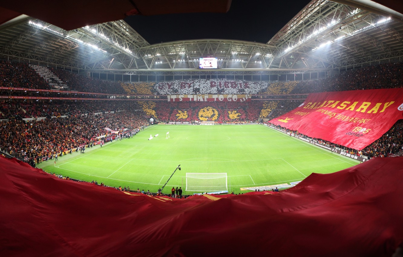 1340x850 Wallpaper Turkey, stadium, Galatasaray, Galatasaray, turk telekom, Turk Telekom Arena, banners image for desktop, section спорт, Desktop