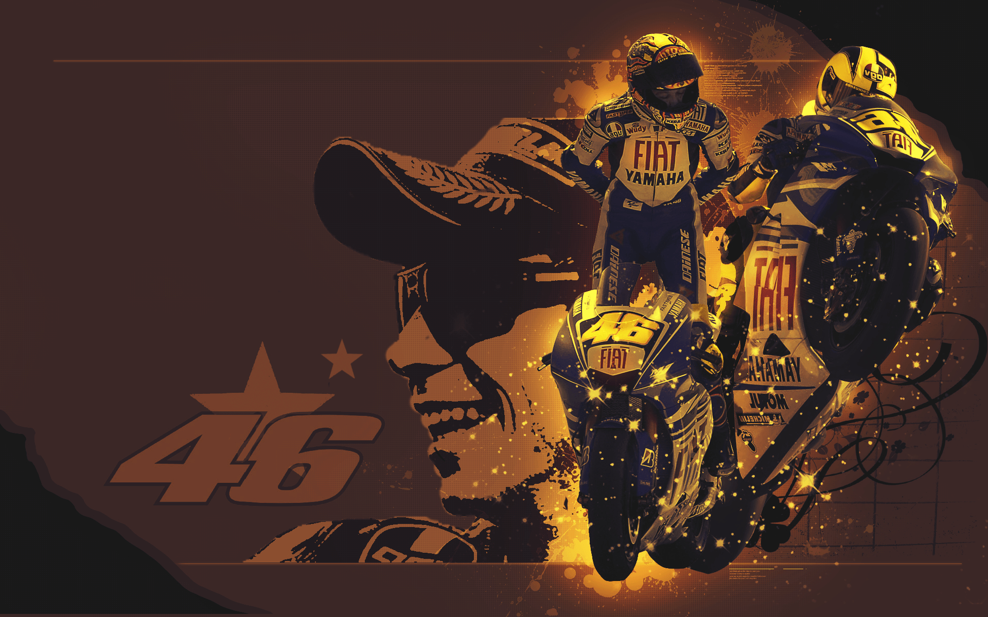 1920x1200 VR 46 Rossi Wallpaper, Desktop