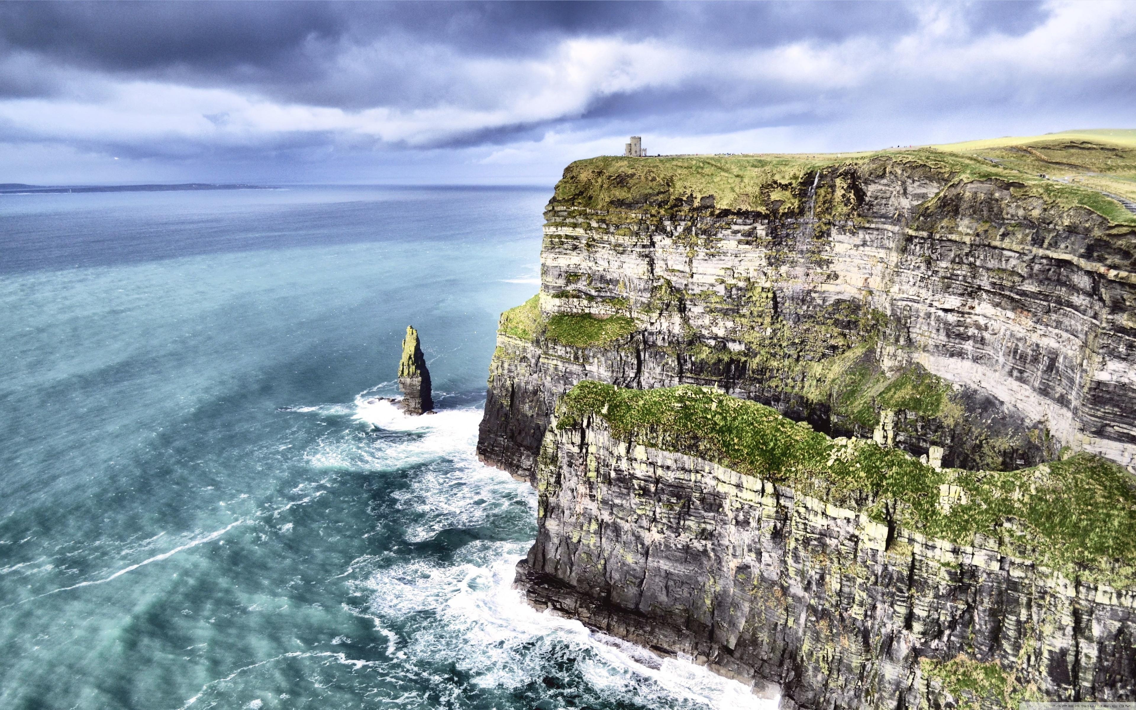 3840x2400 Cliff of Moher ❤ 4K HD Desktop Wallpaper for 4K Ultra HD TV • Wide, Desktop