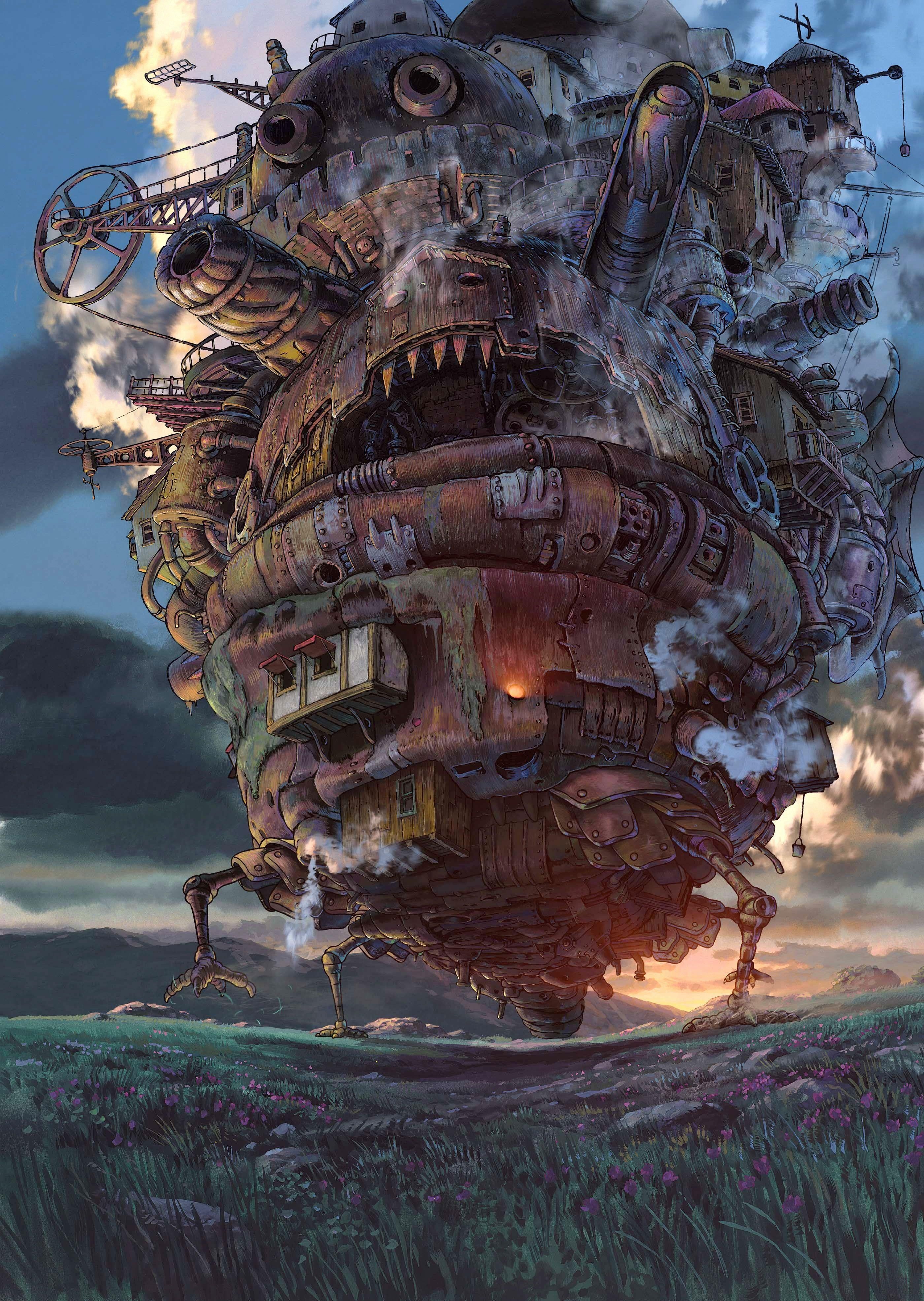 2800x3950 Super HD Howl's Moving Castle Wallpaper: ghibli, Phone