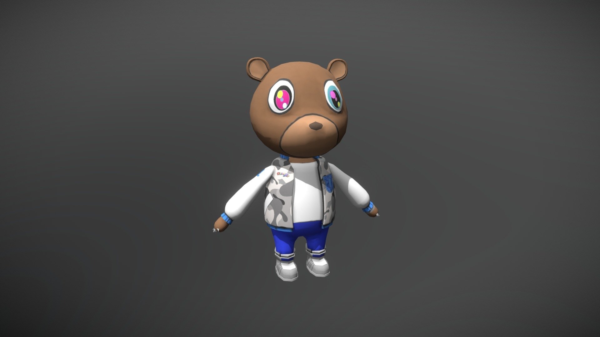 1920x1080 Dropout Bear Free 3D model by joe_daburca [80f178f], Desktop