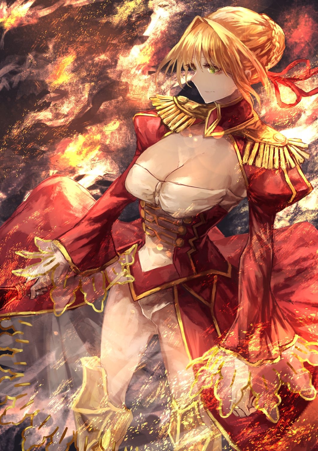 1070x1510 Wallpaper, signo aaa, Fate Series, Fate Grand Order, Nero Claudius, original art, Phone