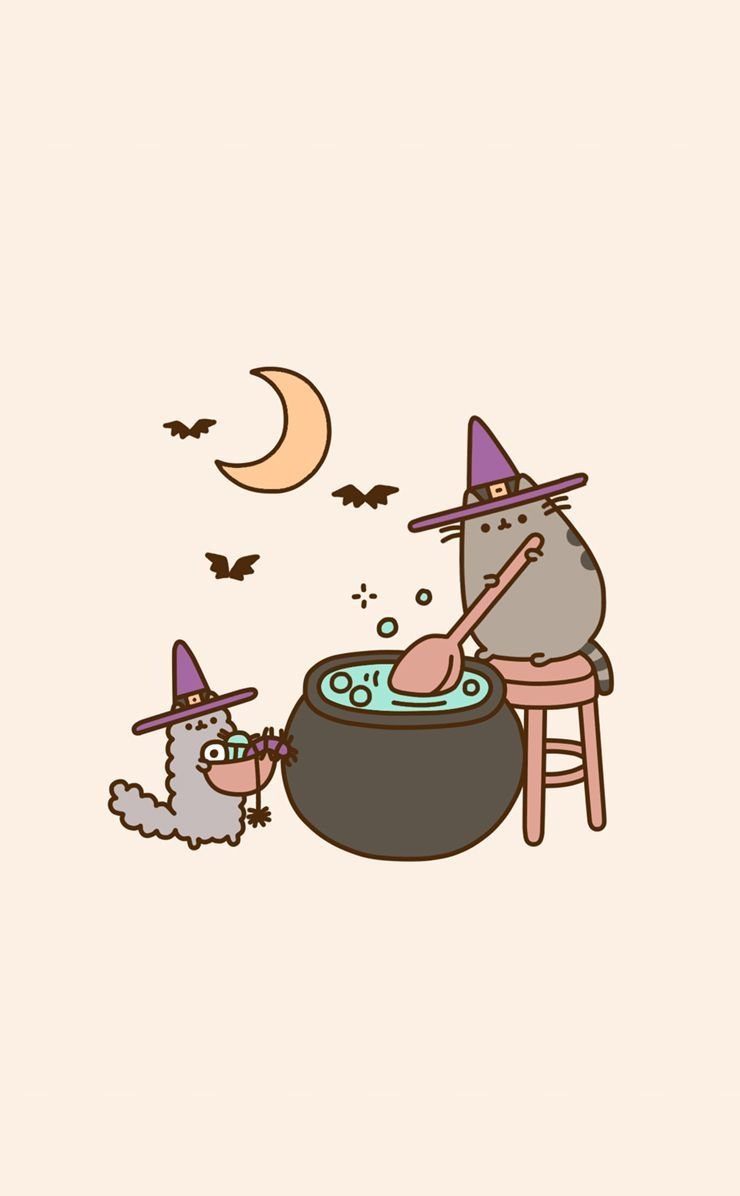 740x1200 Cute Halloween Pusheen Wallpaper Free Cute Halloween Pusheen Background, Phone