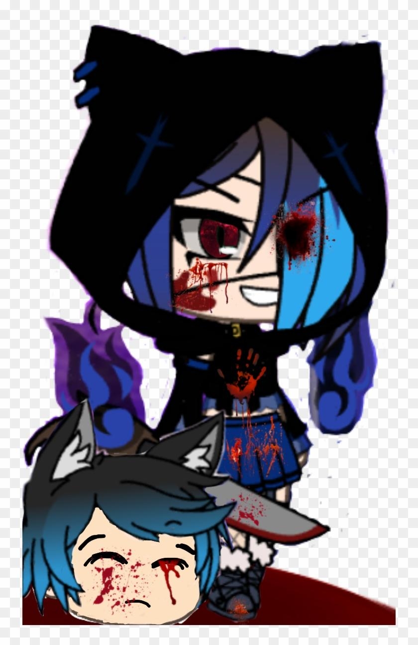 840x1300 Gacha Gachalife Gachaverse Killer Blood, HD Png Download, Phone