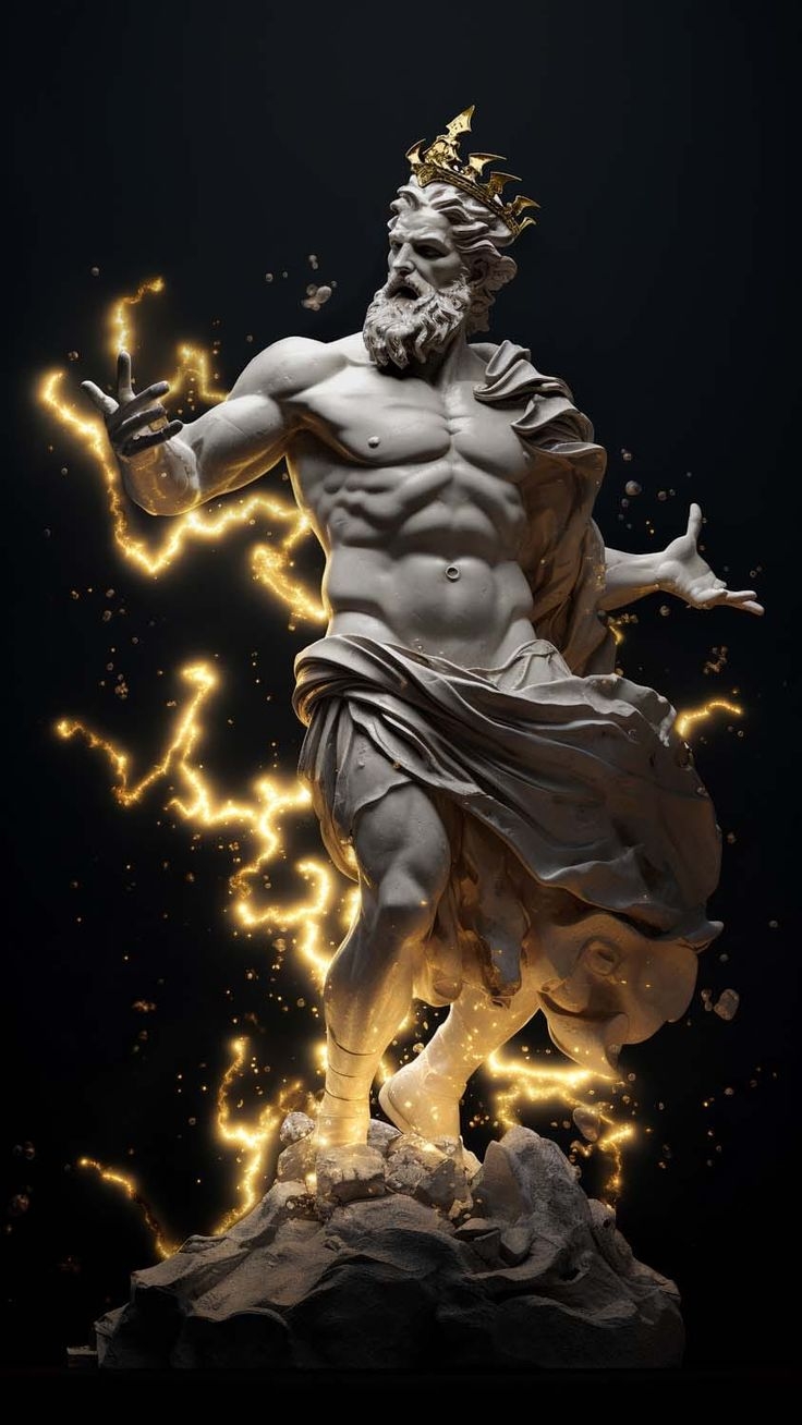 740x1310 Zeus God iPhone Wallpaper 4K, Phone