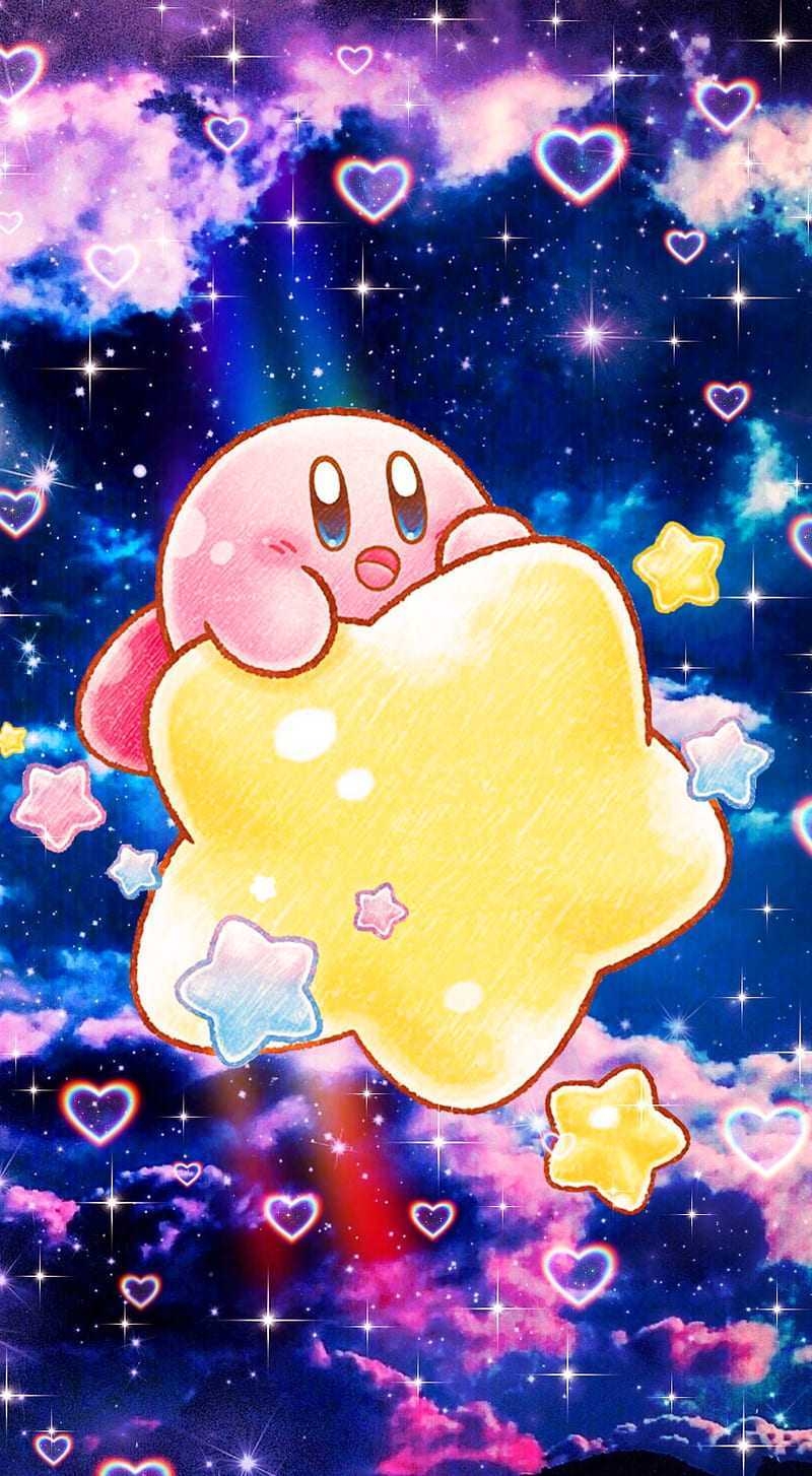 800x1460 Kirby Wallpaper, Phone