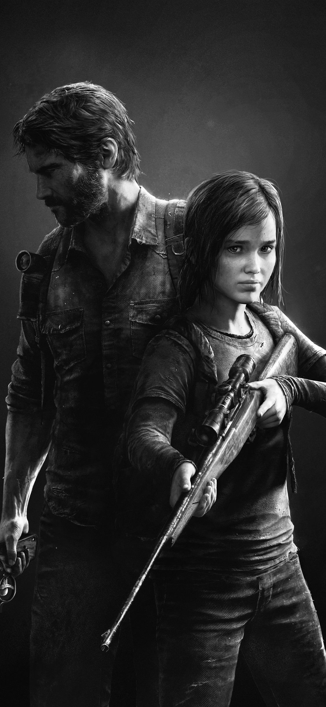 1130x2440 The Last Of Us, Black And White Picture 1242x2688 IPhone 11 Pro XS, Phone