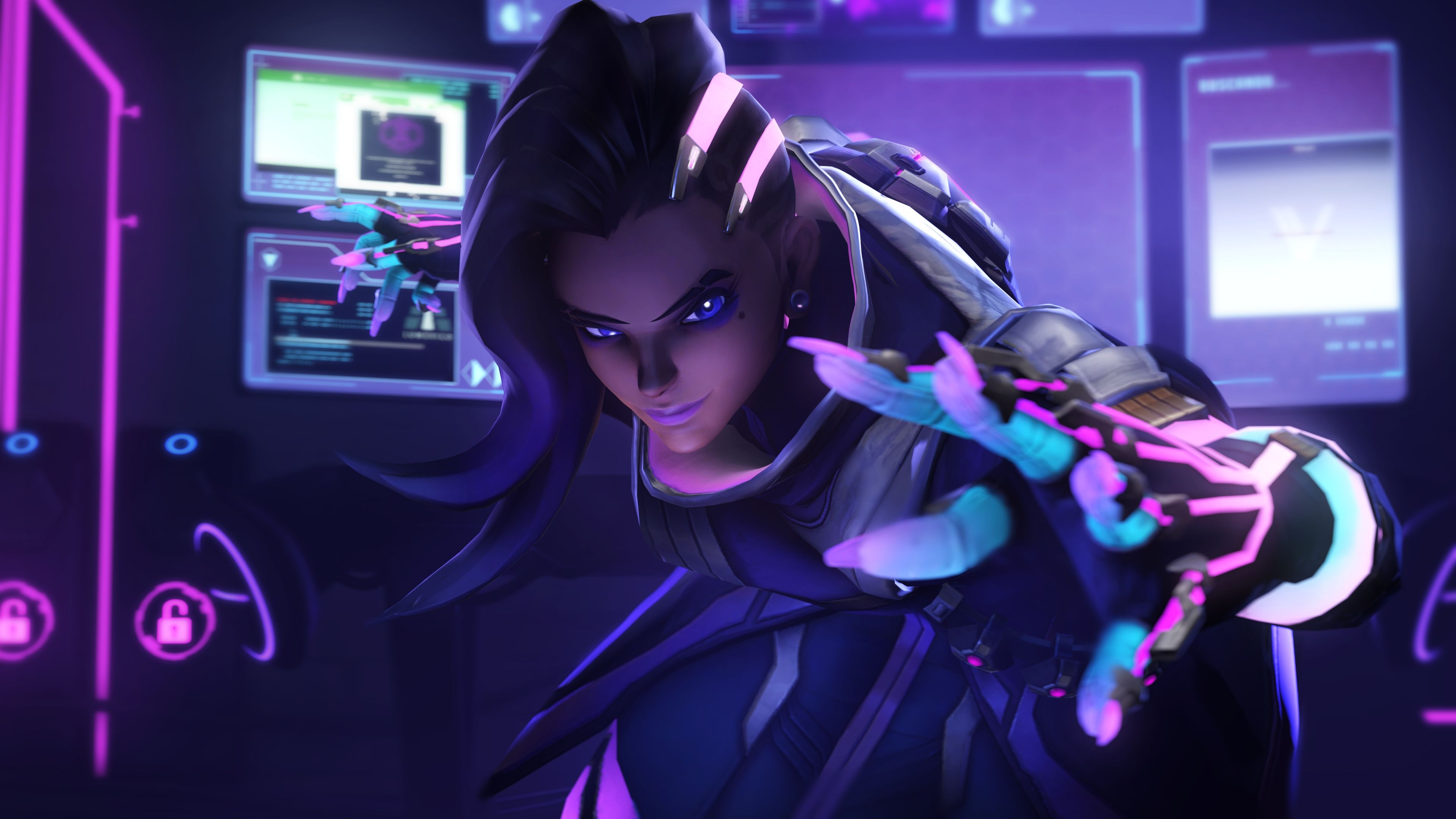 3840x2160 Sombra 4K 8K HD Overwatch Wallpaper, Desktop