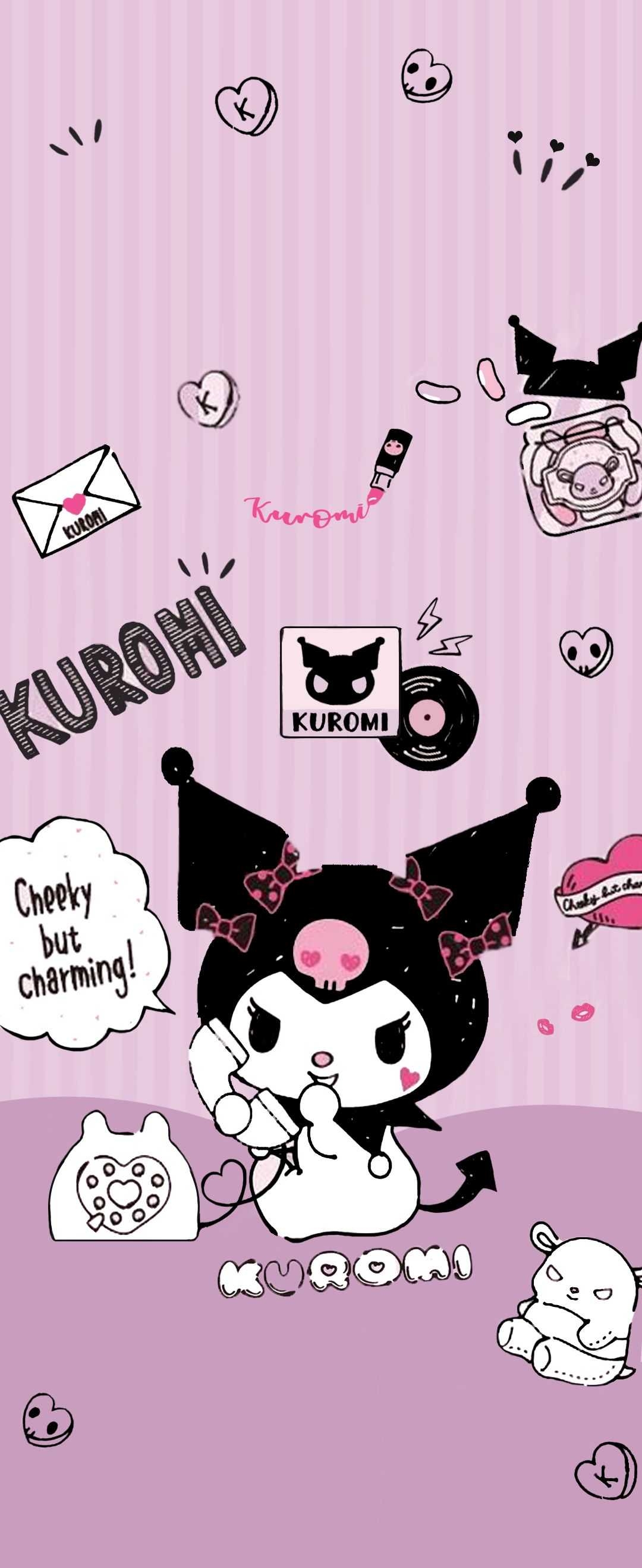 1080x2640 Kuromi Wallpaper, Phone