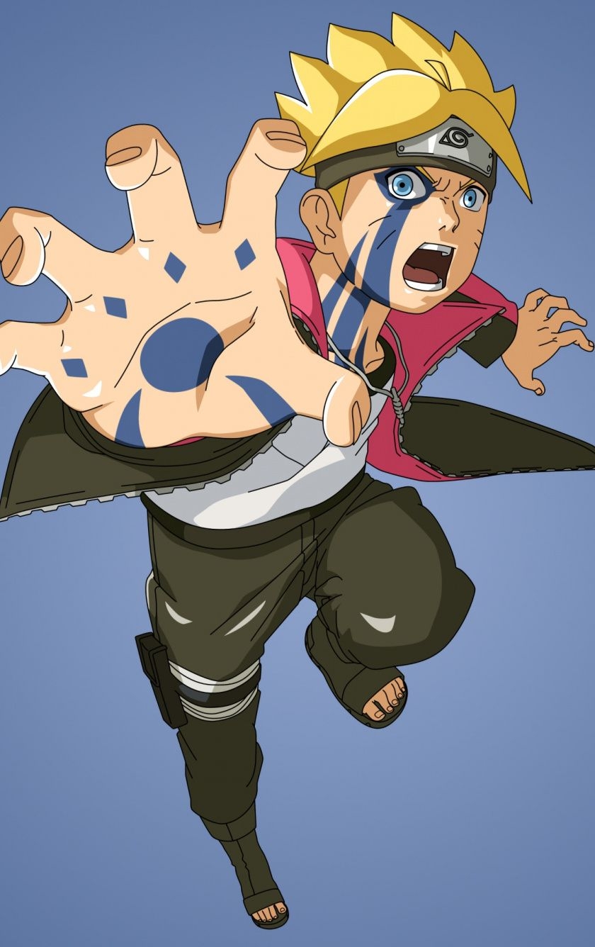 840x1340 Download Boruto uzumaki, anime, artwork wallpaper,, Phone