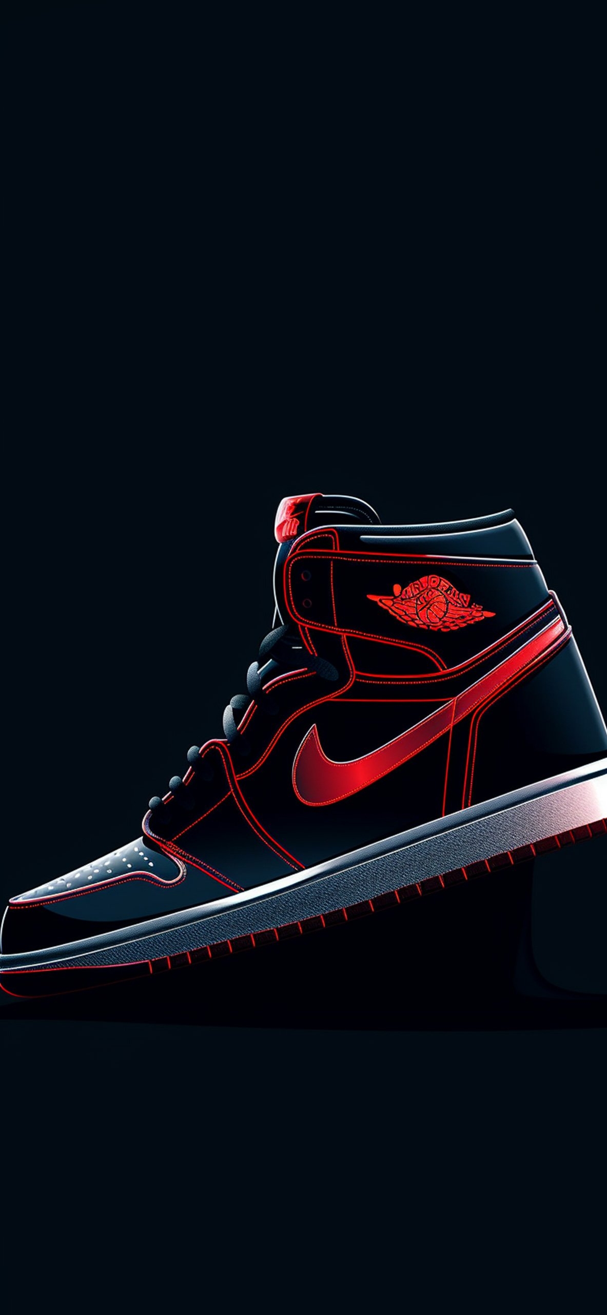 1190x2560 Nike Air Jordan I Dark Wallpaper Air Jordan Wallpaper 4k, Phone