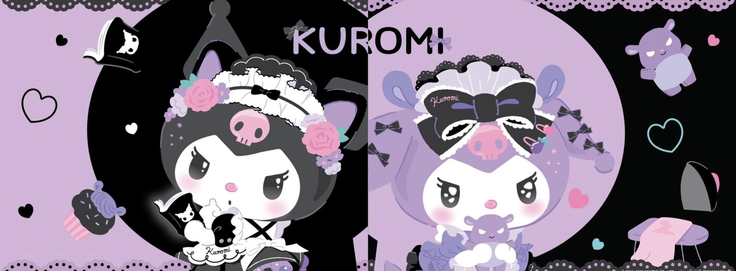 2440x900 Kuromi. Hello kitty iphone wallpaper, Hello kitty wallpaper hd, Cute wallpaper for computer, Dual Screen