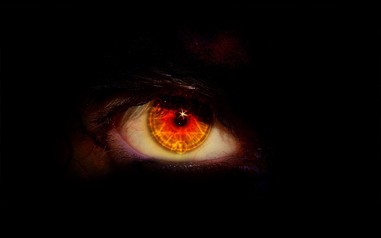 1440x900 image of Devil Eyes In The Dark - #SpaceHero, Desktop