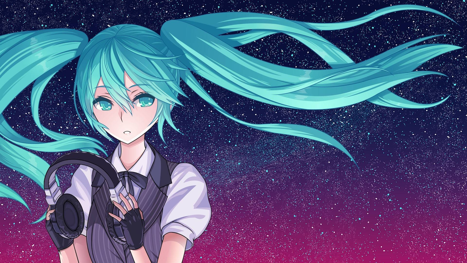 1920x1080 Download Aesthetic Anime Pfp Of Hatsune Miku Wallpaper, Desktop