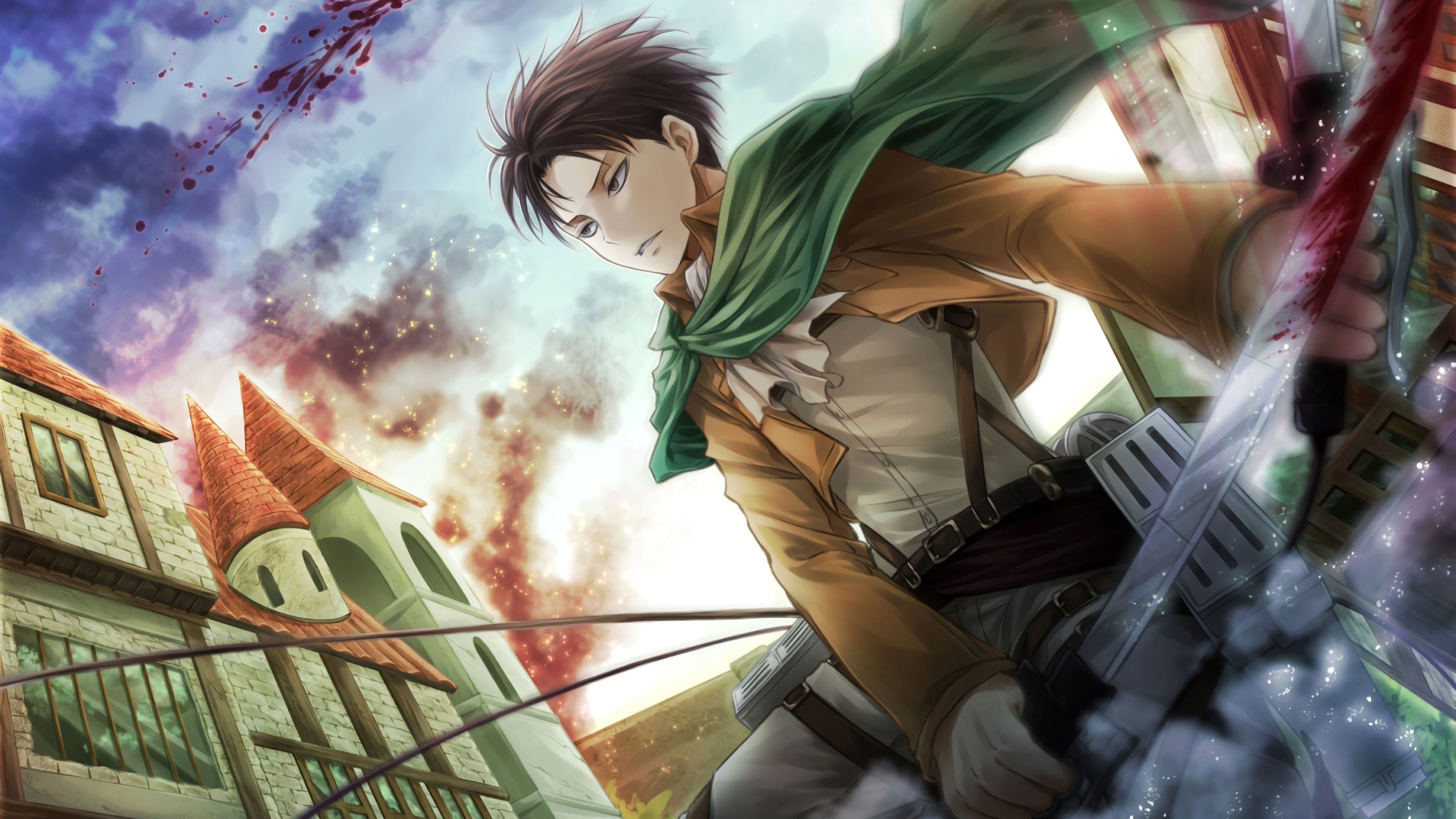 3840x2160 Levi Attack on Titan Shingeki no Kyojin 4K, Desktop