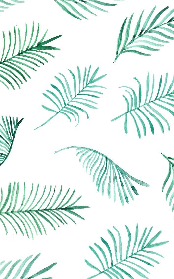 710x1140 Palm Leaves Design Love Fest January Wallpaper Wp5407758, Phone