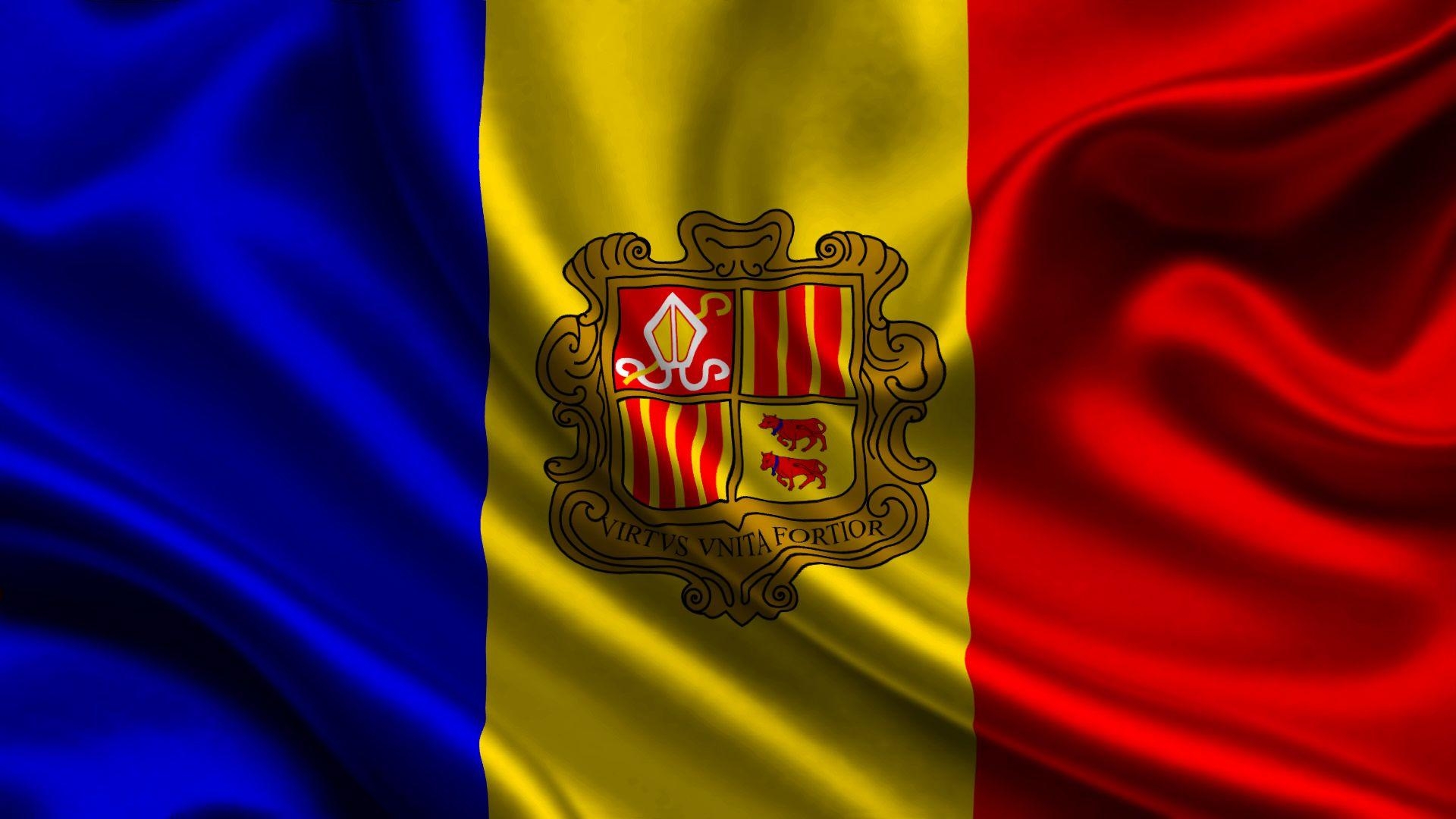 1920x1080 HD Andorra Flag Wallpaper, Desktop