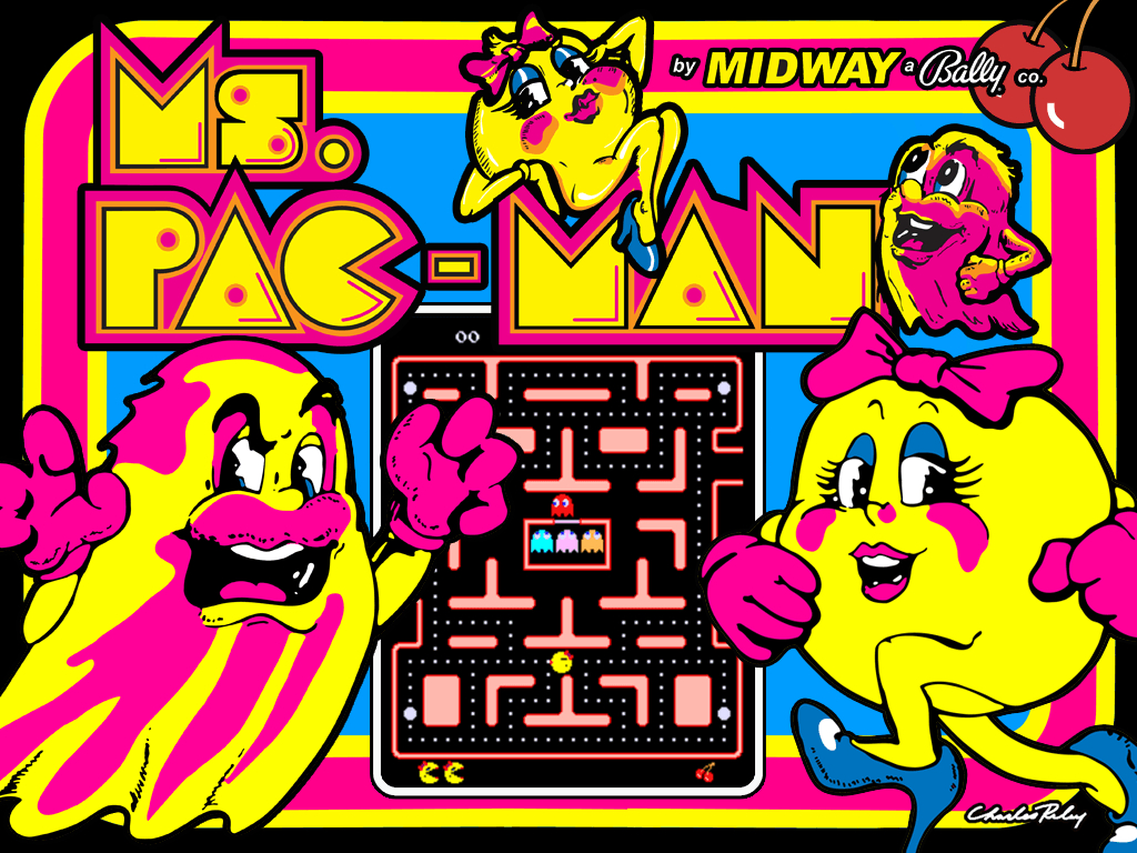 1030x770 Ms Pac Man Logo HD Wallpaper, Background Image, Desktop