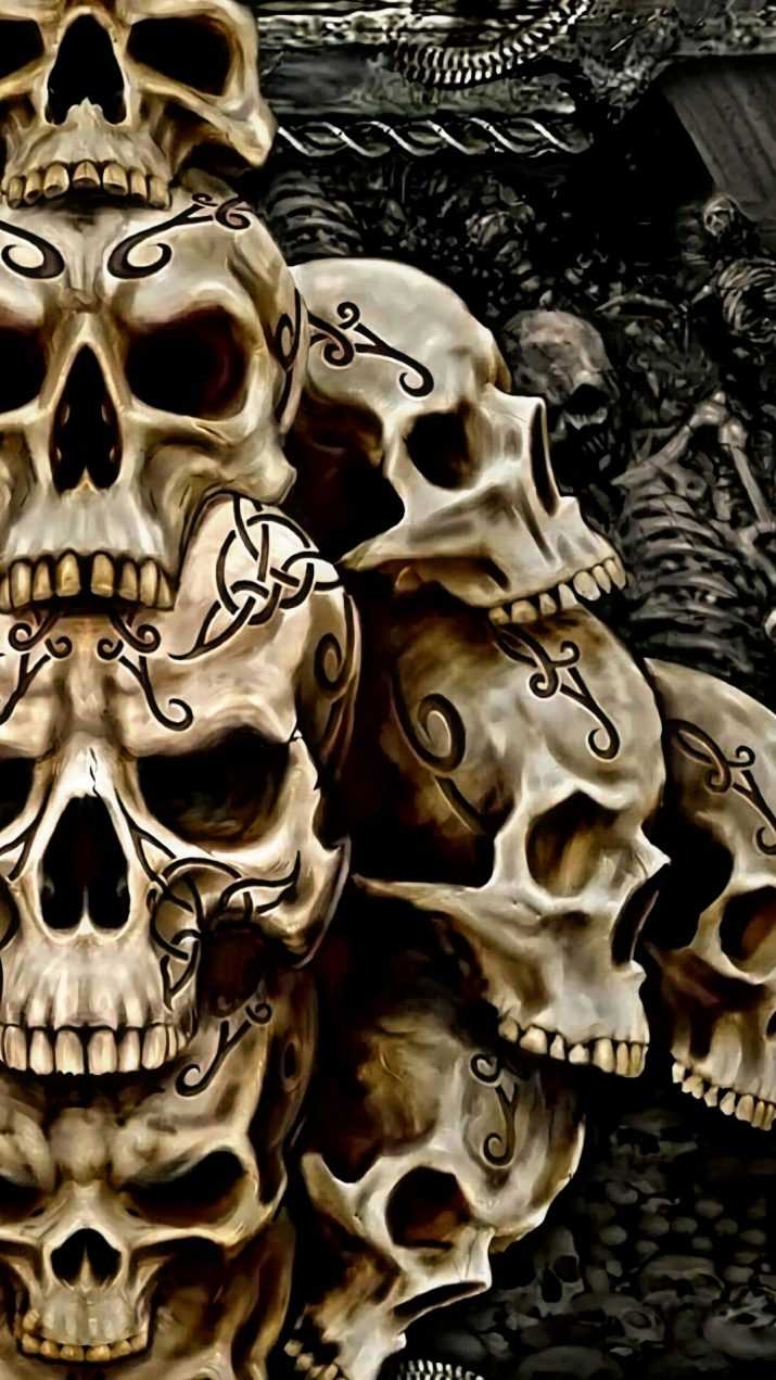 720x1280 Skull Wallpaper iPhone, Phone