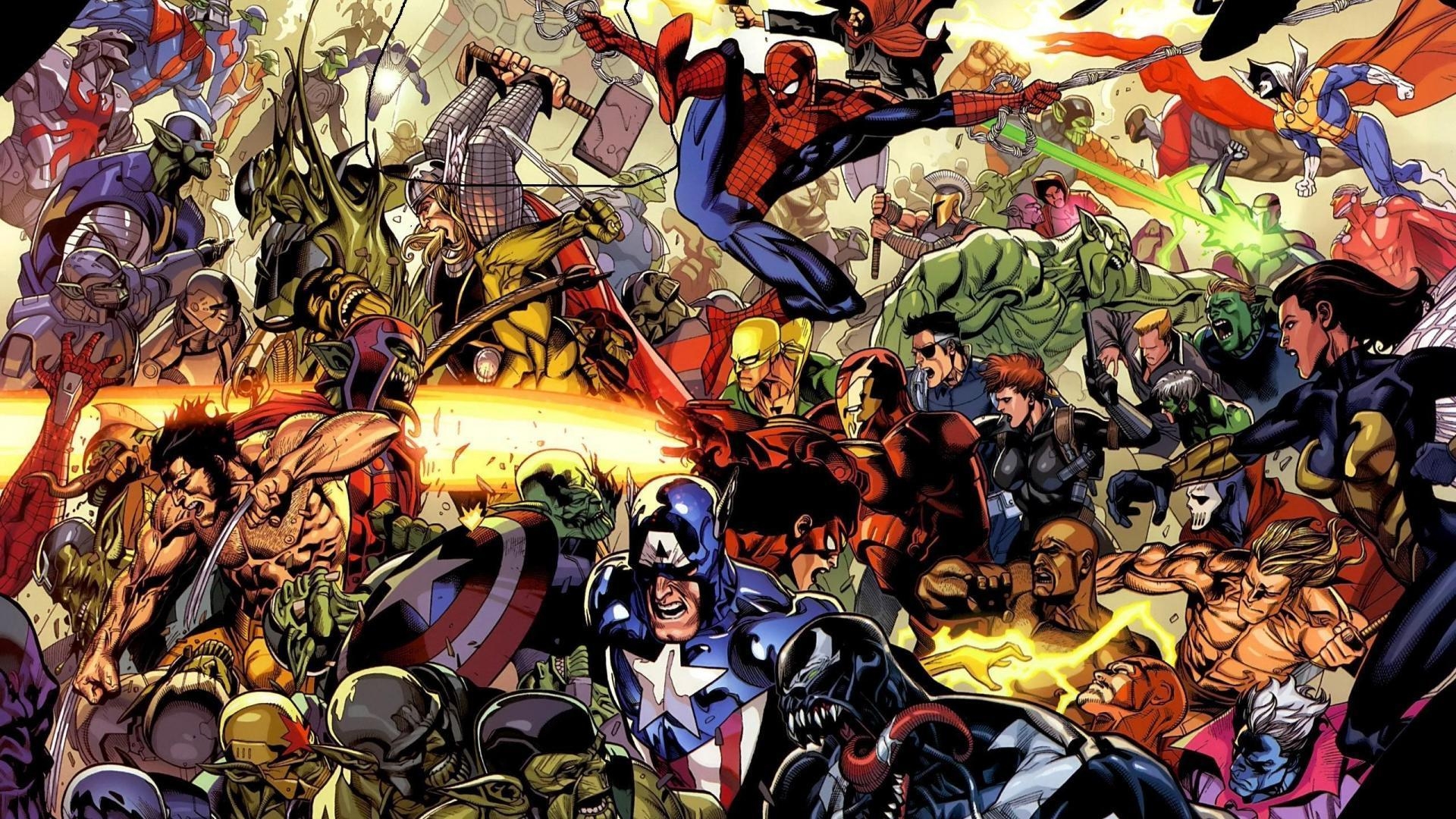 1920x1080 Marvel Wallpaper HD. HD Wallpaper, Background, Image, Art Photo, Desktop