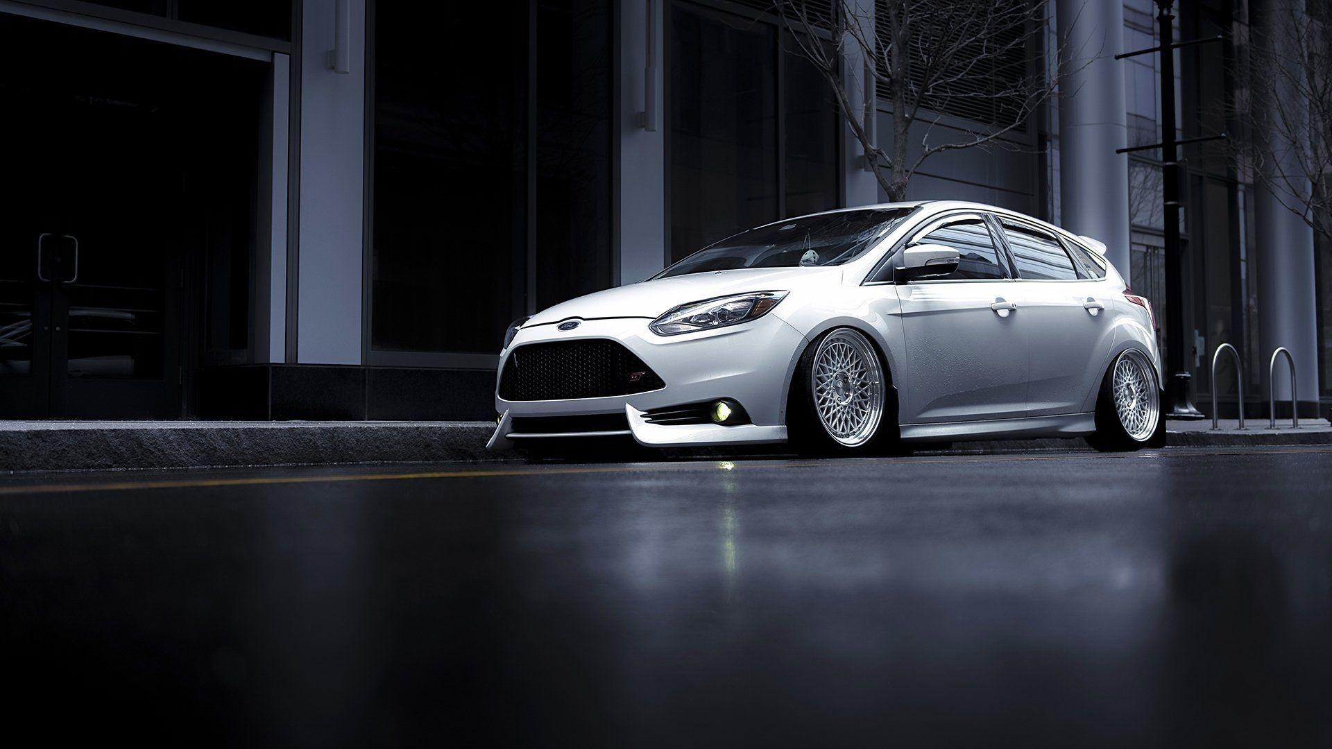 1920x1080 ford focus st 2015 avant garde wheels white color front HD wallpaper, Desktop